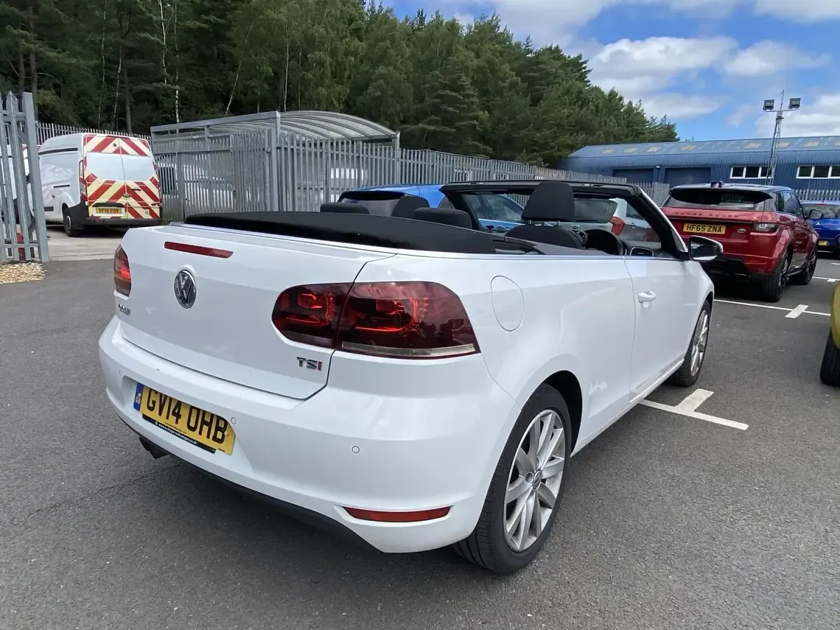 Used VW Golf Cabriolet S 2014 White Cabriolet