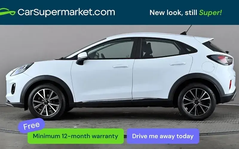 Begagnad Ford Puma Titanium 155 HK (114 kW) 2023 Vit SUV