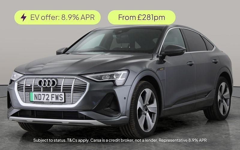 Used 2022 Audi e-tron Sportback S-Line SUV | £20,095 (Good price) - Image 1/2