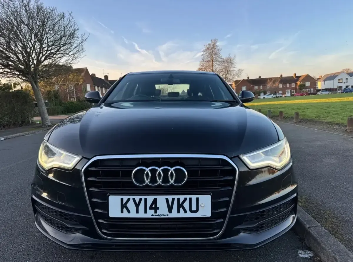 Used Audi A6 S-Line 190 HP (139 kW) 2014 Black Sedan