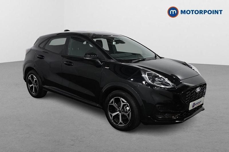 Black Used 2025 Ford Puma Gen-E ST-Line SUV | £20,699 (Fair price) - Image 1/4