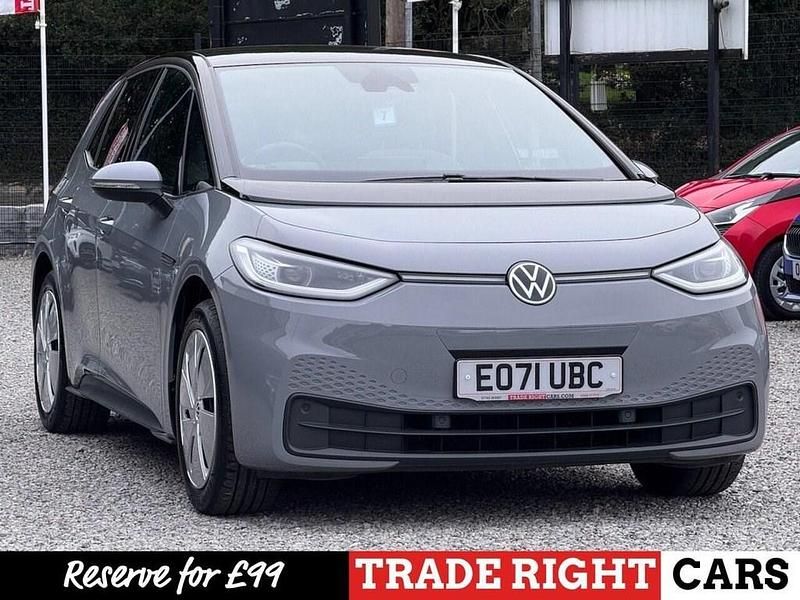 Used VW ID.3 Pro 106 kW (145 HP) 2021 Grey Hatchback
