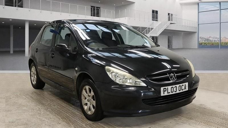 Black Used 2003 Peugeot 307 S Hatchback | £990 (Good price) - Image 1/4