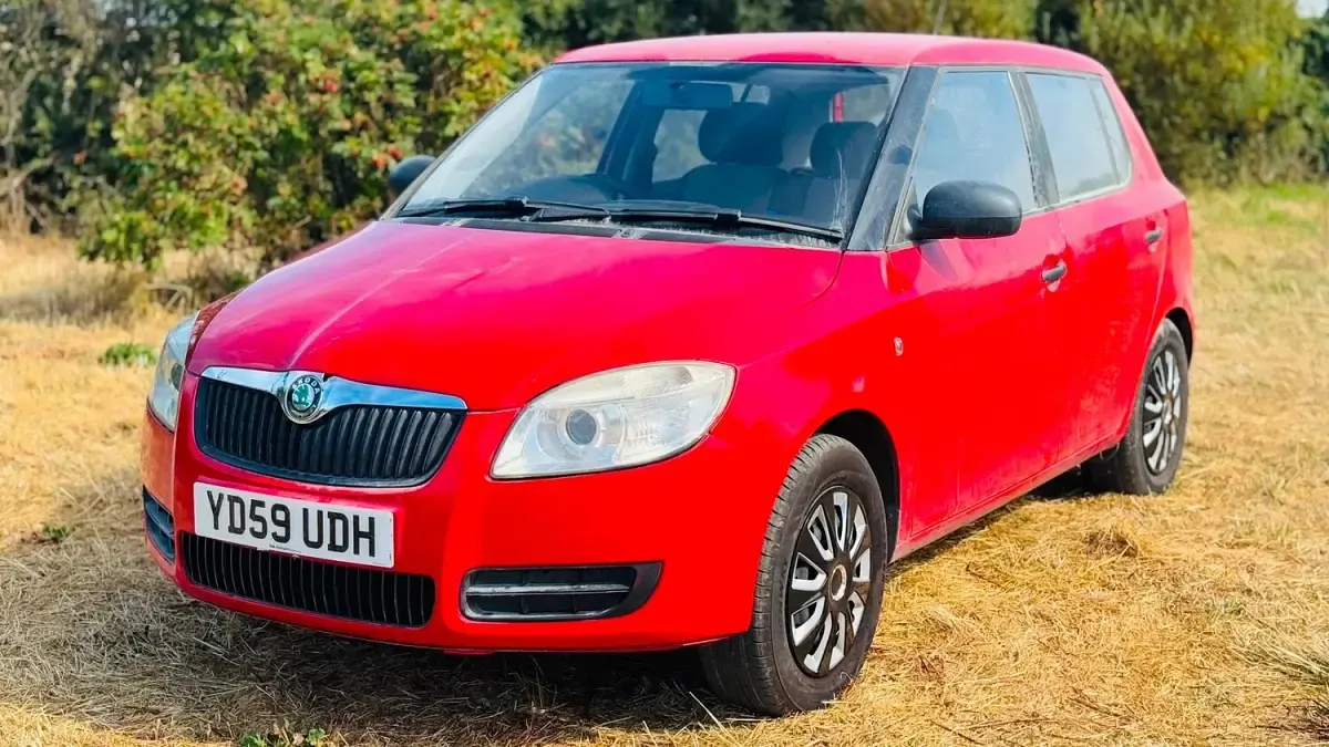 Used Skoda Fabia 105 HP (77 kW) 2009 Red Hatchback