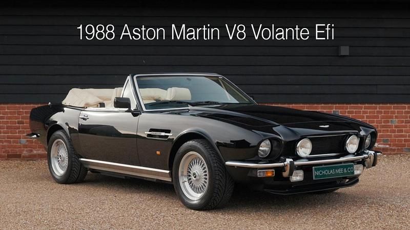 Used Aston Martin V8 315 HP (231 kW) 1988 Black Coupe