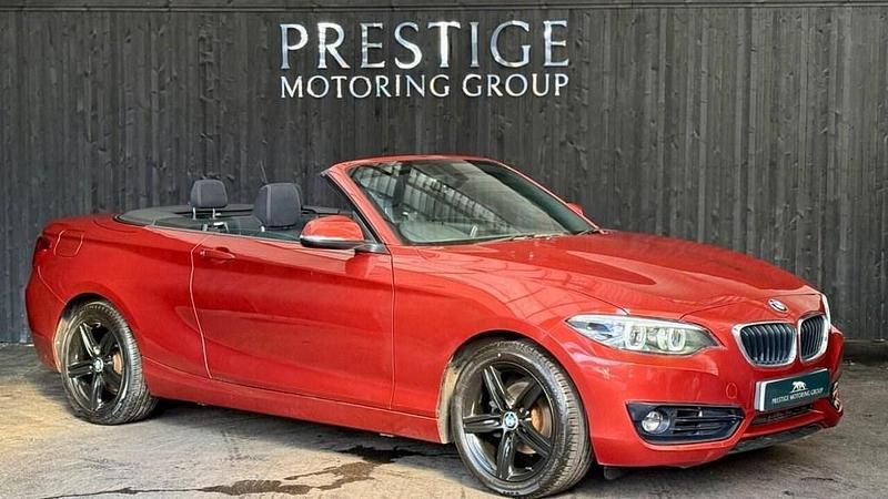 Used BMW 218 Sport Line 2019 Orange Cabriolet