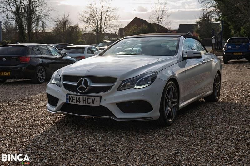Used Mercedes E200 AMG 184 HP (135 kW) 2014 White Cabriolet