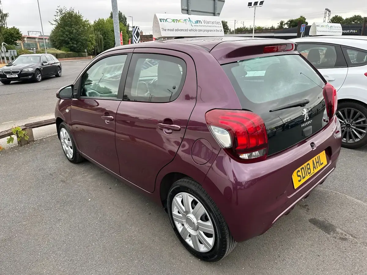 Used Peugeot 108 Active 2018 Mauve/purple Hatchback