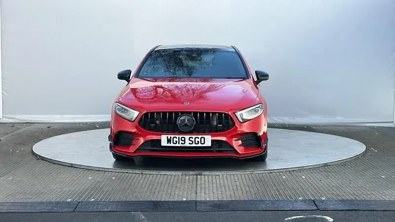 Used Mercedes A35 AMG Premium Plus 2019 Red Hatchback