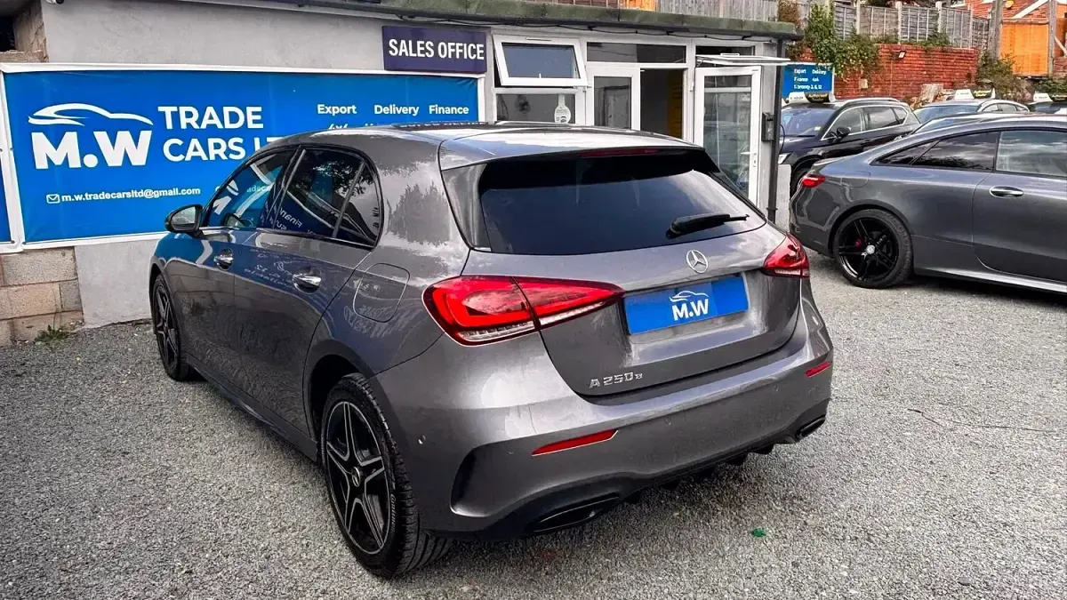 Used Mercedes A250 AMG Line Premium 214 HP (157 kW) 2022 Grey Hatchback