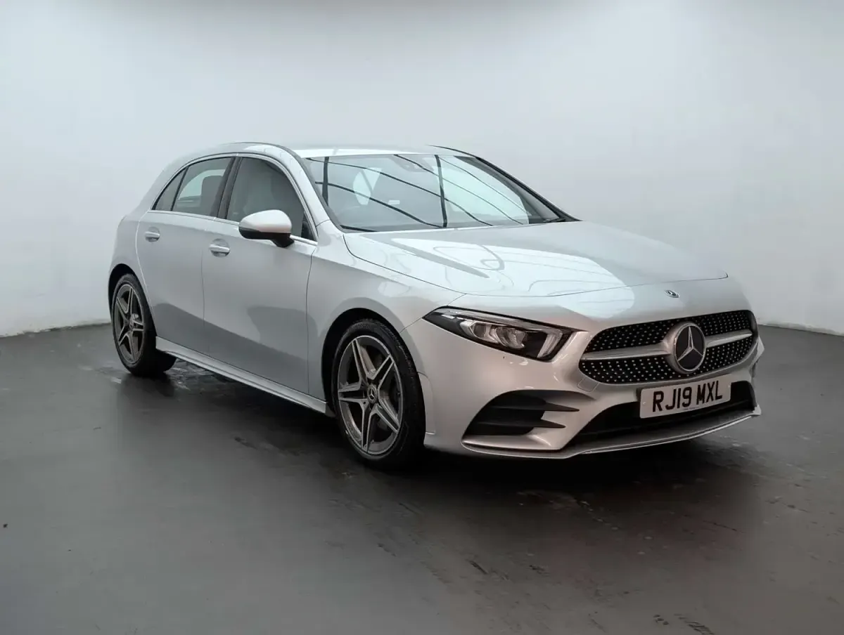 Used Mercedes A220 AMG line 190 HP (139 kW) 2019 Silver Hatchback