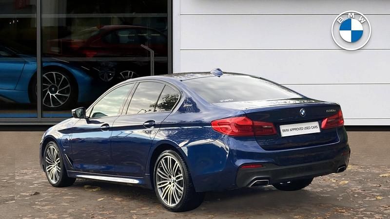 Used BMW 530e iPerformance 249 HP (183 kW) 2018 Blue