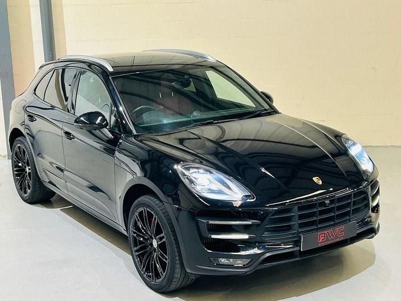Black Used 2017 Porsche Macan Turbo SUV | £23,500 (Fair price) - Image 1/4