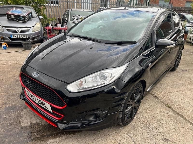 Black Used 2017 Ford Fiesta ST-Line Hatchback | £5,895 (Good price) - Image 1/4