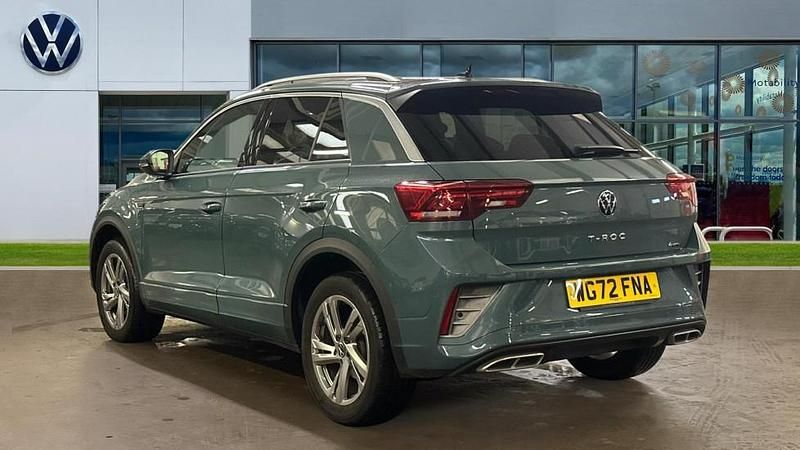 Used VW T-Roc R-line 190 HP (139 kW) 2022 Petrol blue metallic SUV