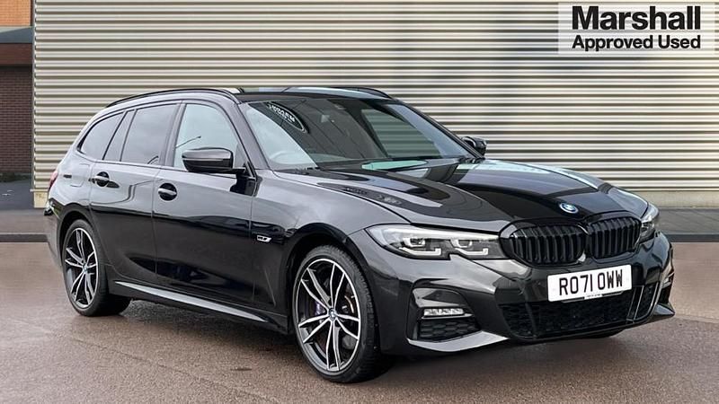 Used BMW 330e M Sport 292 HP (214 kW) 2021 Black Estate