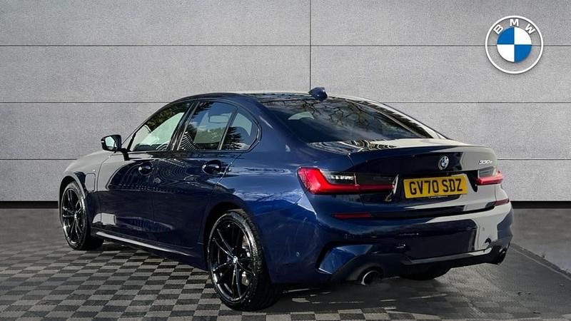 Used BMW 330e M Sport 292 HP (214 kW) 2021 Blue Sedan