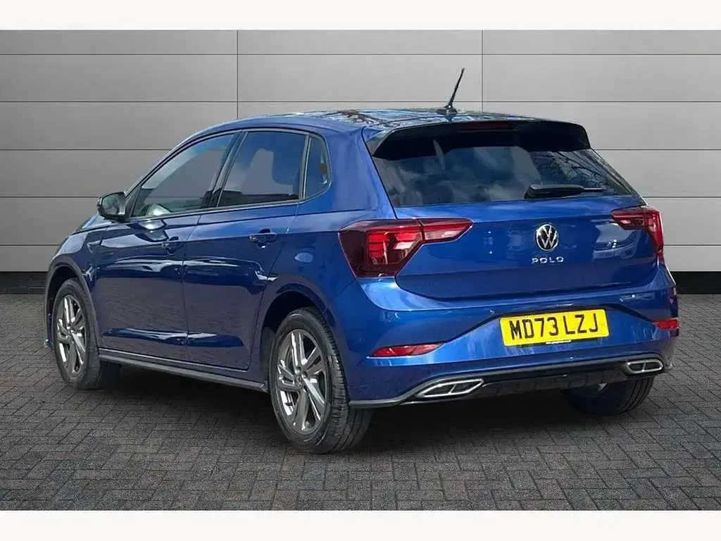 Used VW Polo R-line 95 HP (69 kW) 2023 Blue Hatchback