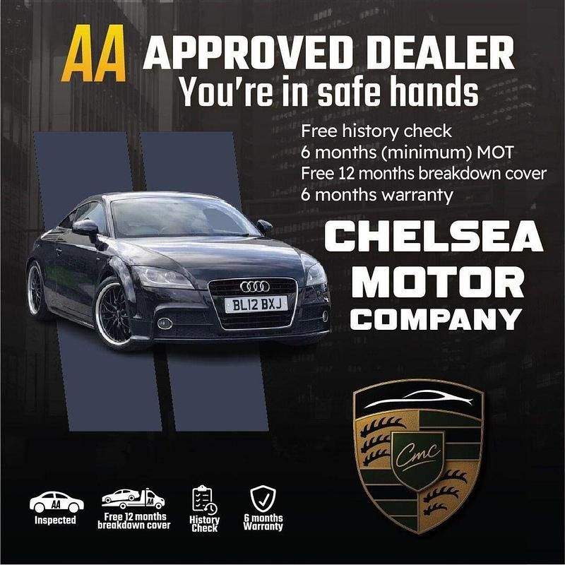 Used Audi TT S-Line 160 HP (117 kW) 2012 Black Coupe