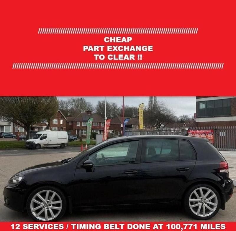 Used VW Golf VI GT 140 HP (102 kW) 2009 Black Hatchback