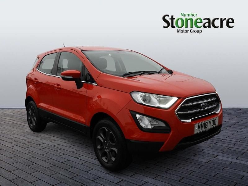 Used Ford Ecosport Zetec 125 HP (91 kW) 2018 Red SUV