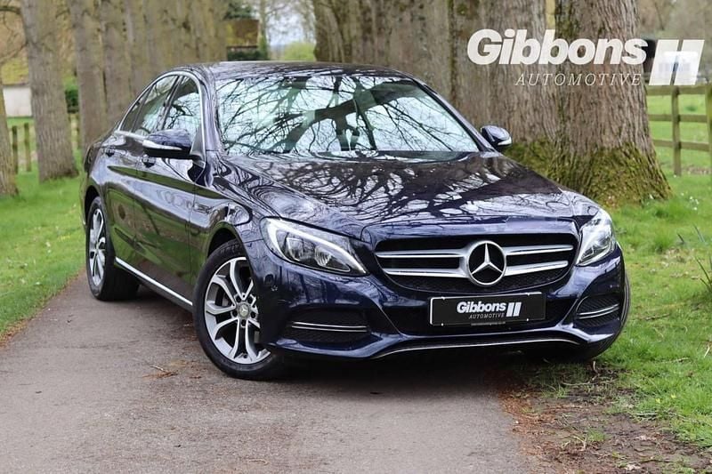 Used Mercedes C200 184 HP (135 kW) 2015 Blue Sedan