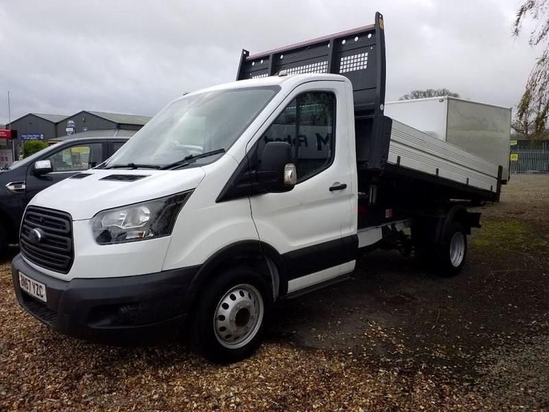 Used Ford Transit 130 HP (95 kW) 2017 White Cabriolet
