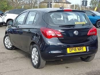 Used Vauxhall Corsa Design Edition 90 HP (66 kW) 2018 Blue Hatchback