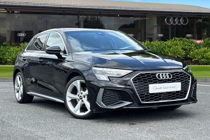 Black Used 2022 Audi A3 Sportback S-Line Hatchback | £24,495 (A bit pricey) - Image 1/4