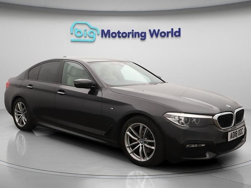 Grey Used 2018 BMW 520 M Sport Sedan | £17,500 (Good price) - Image 1/4