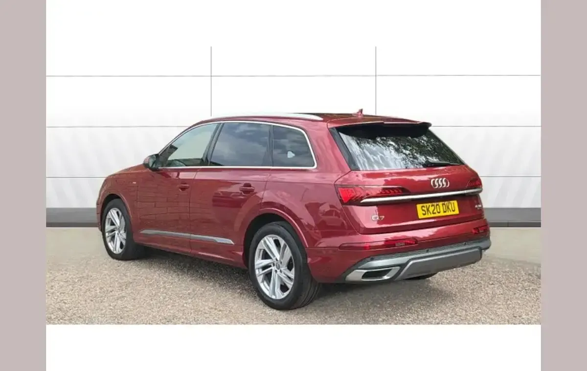Used Audi Q7 S-Line 228 HP (167 kW) 2020 Red SUV