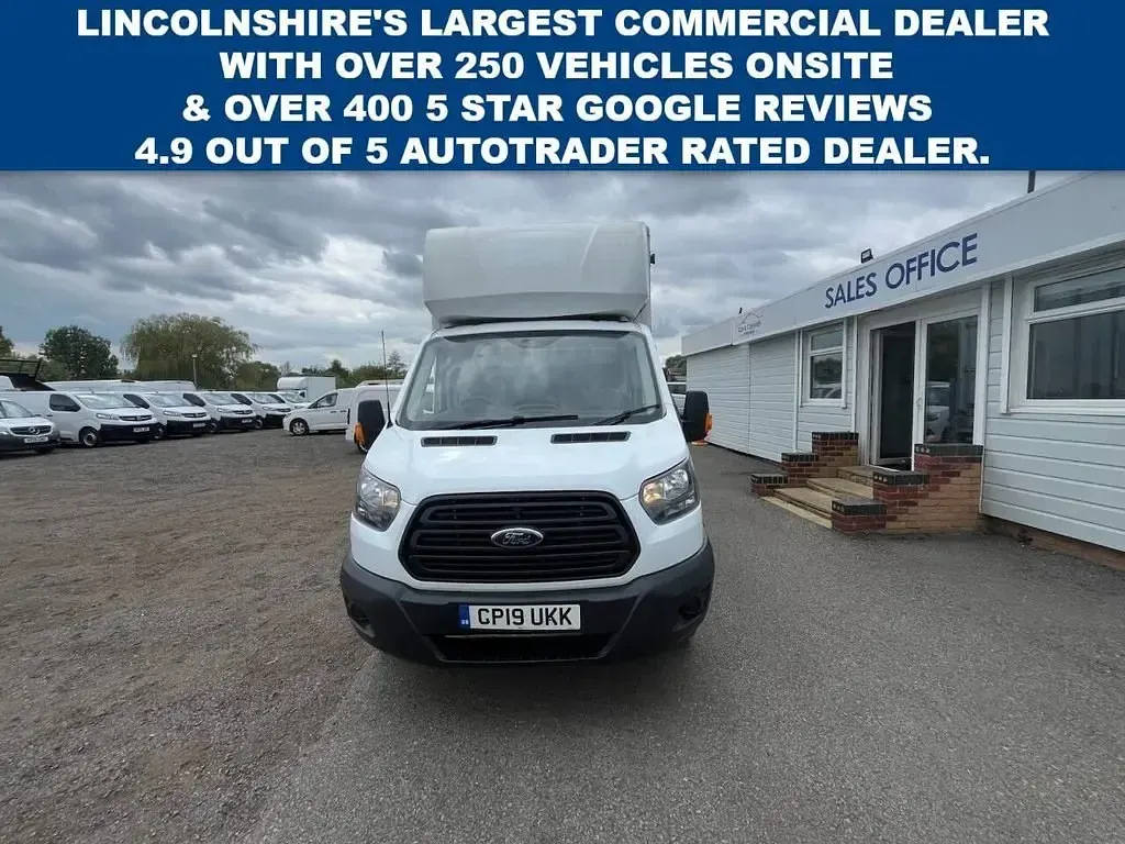 Używany Ford Transit 130 KM (95 kW) 2019 Biały Kabriolet