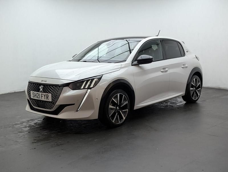 Used Peugeot e-208 GTi 100 kW (136 HP) 2021 White Hatchback