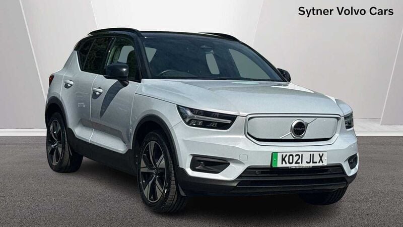Glacier silver Used 2021 Volvo XC40 R-Design SUV | £24,750 (Fair price) - Image 1/2