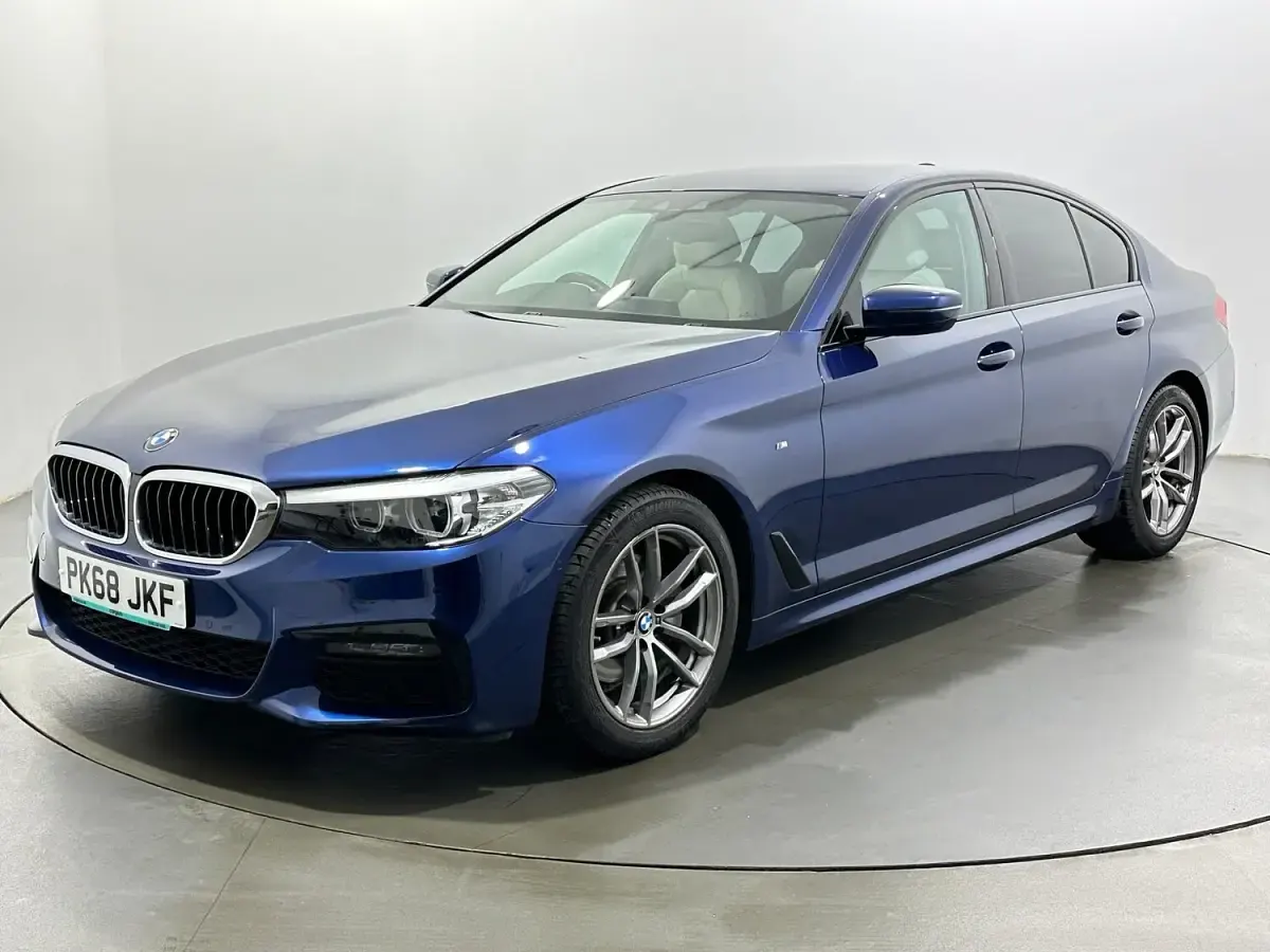 Used BMW 520 M Sport 190 HP (139 kW) 2018 Blue Sedan