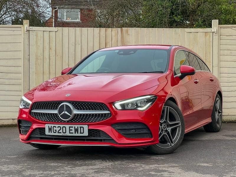 Used Mercedes CLA200 Shooting Brake AMG line 163 HP (119 kW) 2020 Red Estate