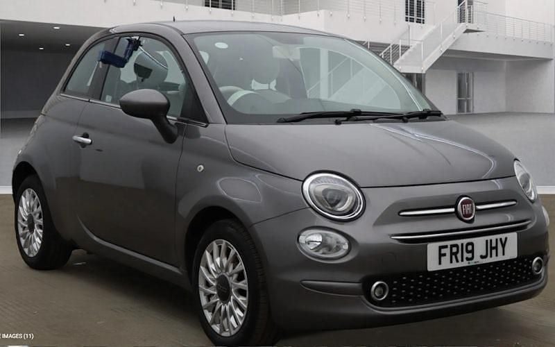Grey Used 2019 Fiat 500 Lounge Hatchback | £8,999 (Fair price) - Image 1/1