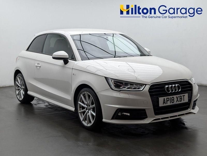 Used Audi A1 S-Line 95 HP (69 kW) 2018 White Hatchback