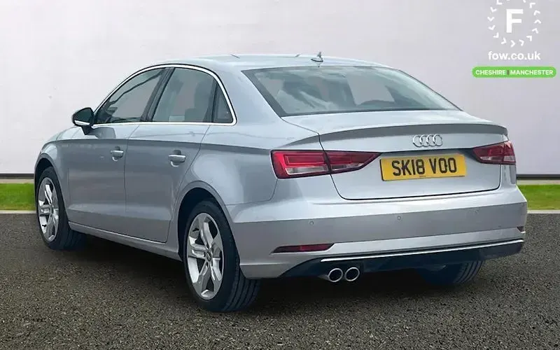 Used Audi A3 Sport 150 HP (110 kW) 2018 Silver Sedan