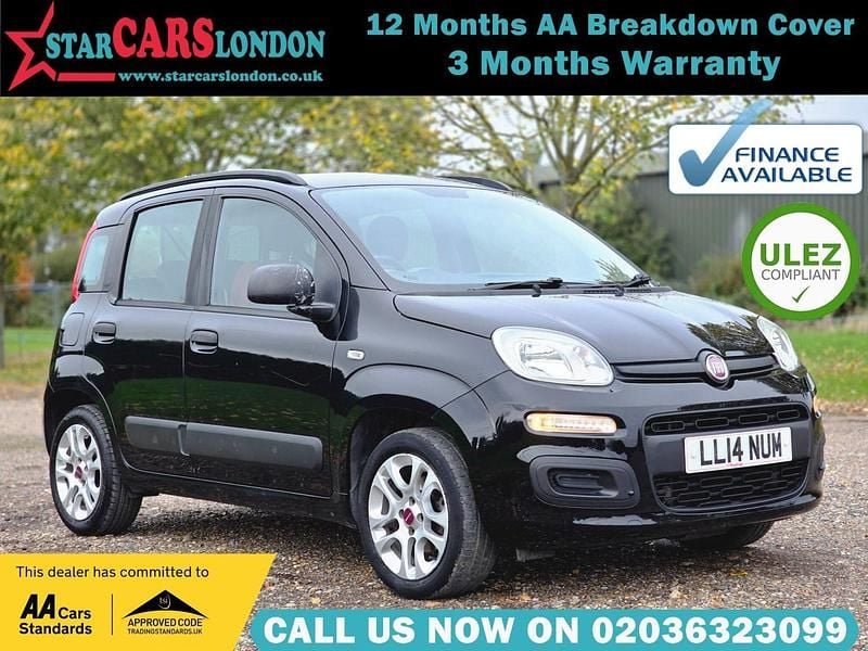 Black Used 2014 Fiat Panda Easy Hatchback | £5,500 (Fair price) - Image 1/4