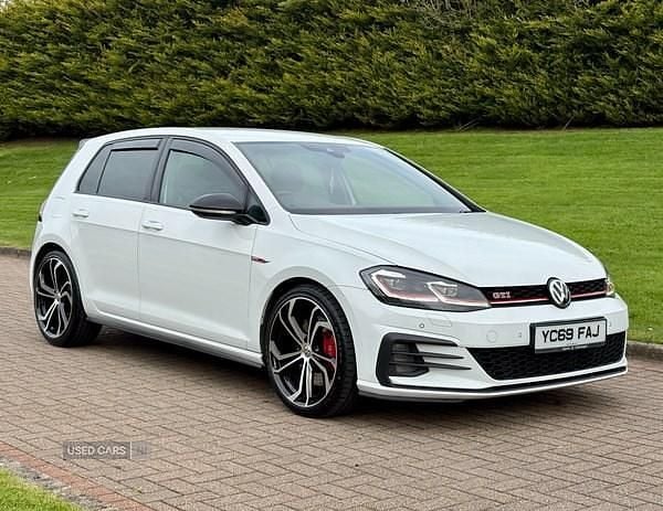 Used VW Golf VII GTI 245 HP (180 kW) 2019 White Hatchback