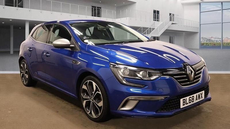 Blue Used 2018 Renault Mégane GT Line GT-Line Hatchback | £8,995 (Fair price) - Image 1/4