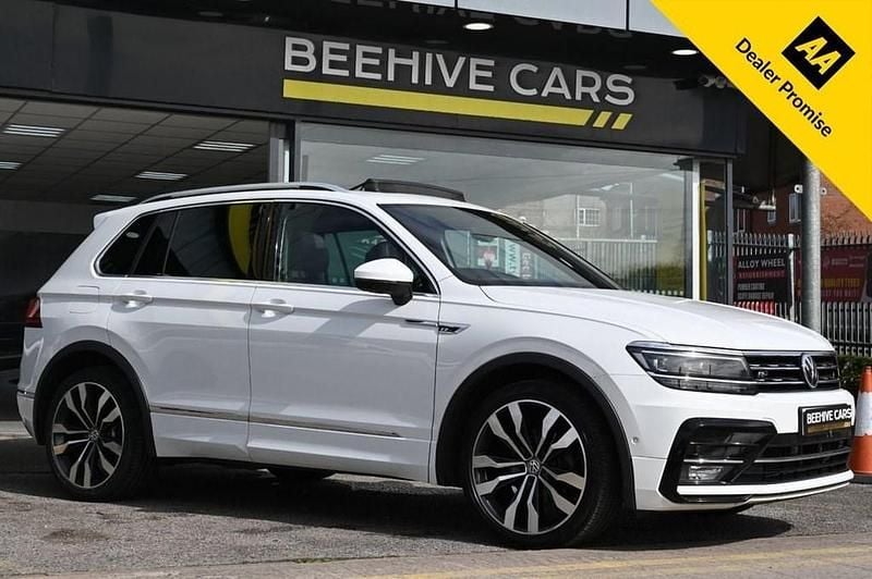 Used VW Tiguan R-line 150 HP (110 kW) 2020 White SUV