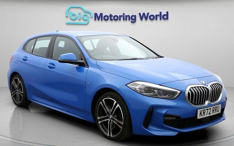 Used BMW 118 M Sport 136 HP (100 kW) 2023 Blue Hatchback