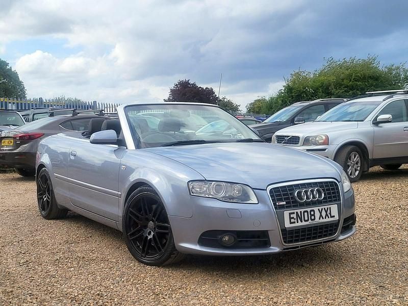 Silver Used 2008 Audi A4 Cabriolet S-Line Cabriolet | £1,995 (Good price) - Image 1/4