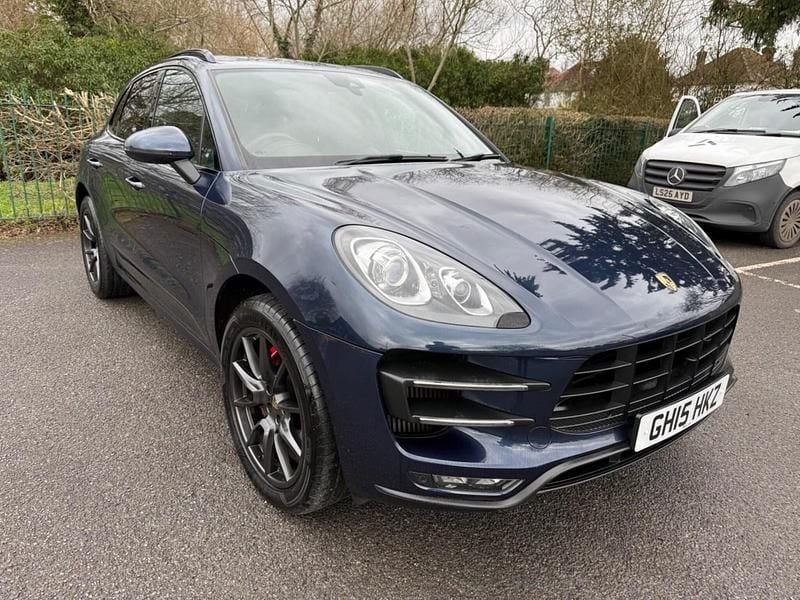 Used Porsche Macan Turbo 2015 Blue SUV