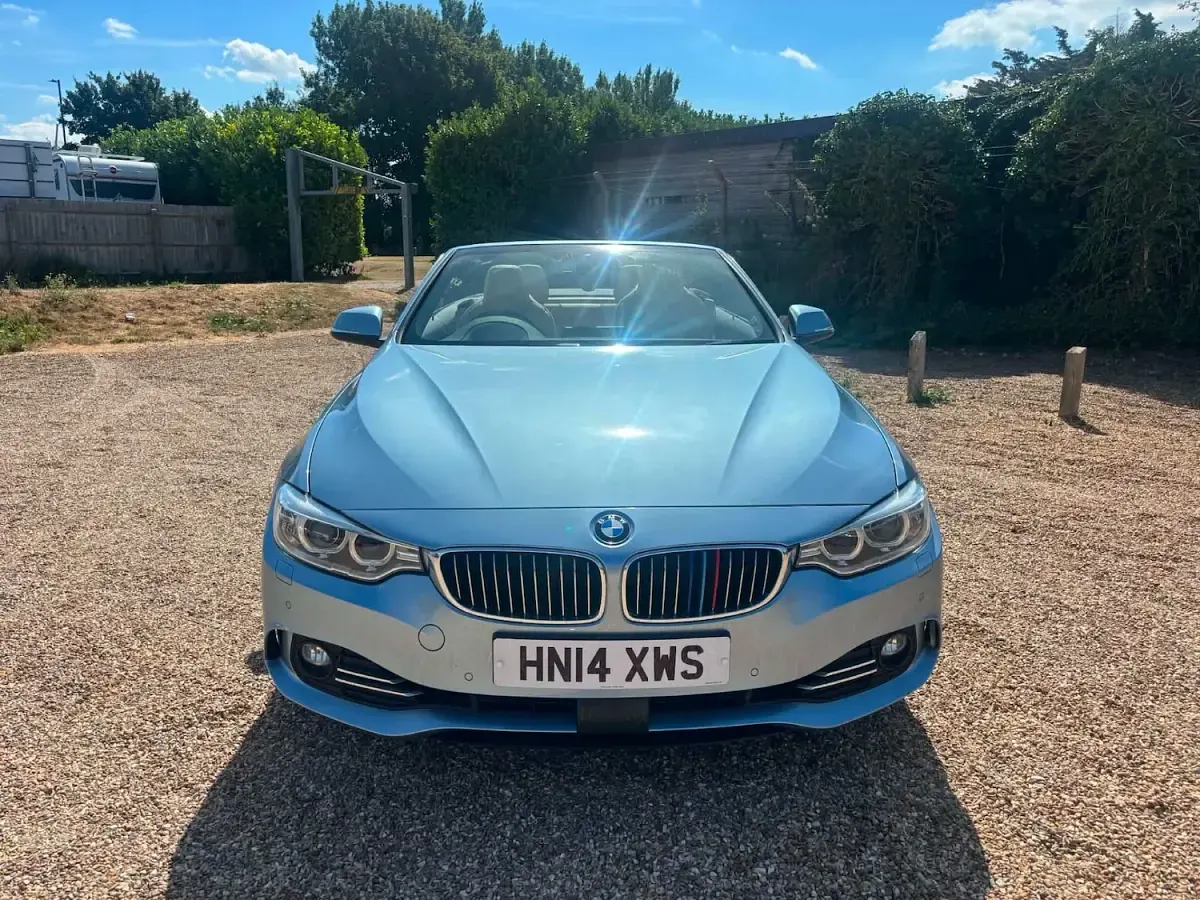 Used BMW 428 Luxury Line 2014 Blue Cabriolet
