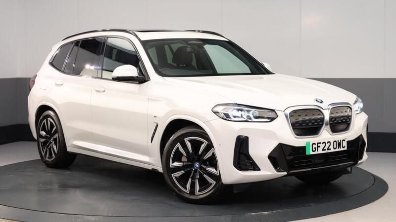 White Used 2022 BMW iX3 M Sport SUV | £27,500 (Good price) - Image 1/4