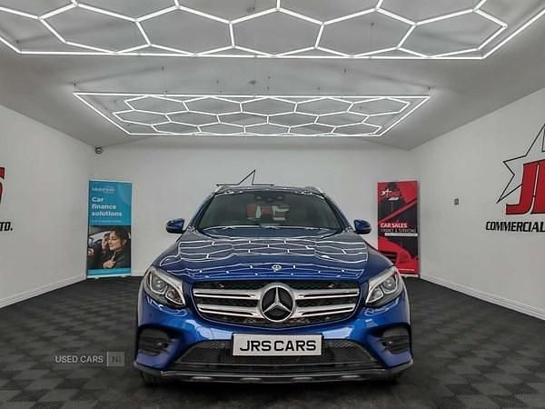 Used Mercedes GLC250 AMG line 2018 Blue Estate
