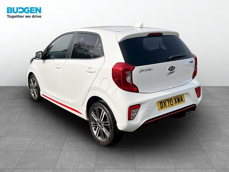 Used Kia Picanto GT-Line 99 HP (72 kW) 2020 White Hatchback